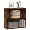 vidaXL Libreria Rovere Fumo 80x30x77 cm in Legno Multistrato