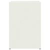 vidaXL Supporto per Ombrellone Bianco 28 x 12 x 41 cm Acciaio