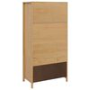 vidaXL Guardaroba con cassetto Marrone miele 84 x 50 x 170 cm