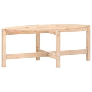 vidaXL Tavolino da Salotto 118x63x45 cm in Legno Massello di Pino