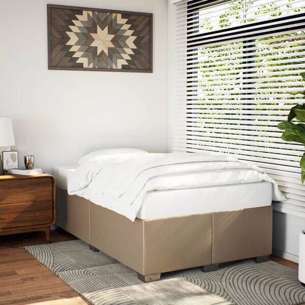 vidaXL Giroletto senza Materasso Cappuccino 120x190 cm in Similpelle