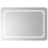 vidaXL Specchio da Bagno con Luci LED 70x50 cm