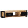 vidaXL Mobile Porta TV 100x30x25 cm in Legno Massello di Mango Grezzo