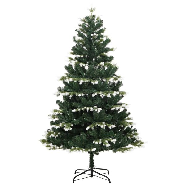 vidaXL Albero Natale Artificiale Incernierato con Neve Fioccata 240 cm