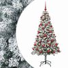vidaXL Albero di Natale Artificiale con Palline 120 cm 150 LED