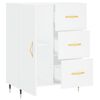 vidaXL Credenza Bianca 69,5x34x90 cm in Legno Multistrato