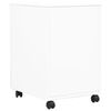 vidaXL Schedario Mobile Bianco 39x45x60 cm in Acciaio