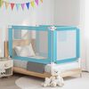 vidaXL Sponda Letto di Sicurezza per Bambini Blu 140x25 cm in Tessuto