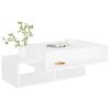 vidaXL Tavolino da Salotto Bianco 102x55x42 cm Legno Legno Multistrato