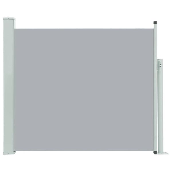 vidaXL Tenda Laterale Retrattile per Patio 100x300 cm Grigio