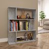 vidaXL Libreria/Divisorio Grigio Cemento 80x24x96 cm Legno Ingegnerizzato