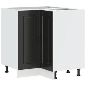 vidaXL Base ad Angolo Cucina Porto Nero in Legno Multistrato