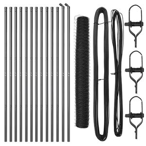 vidaXL Palo della recinzione Grigio