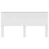 vidaXL Testiera Bianco 200 cm Legno multistrato