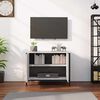 vidaXL Mobile TV con Ante Grigio Sonoma 60x35x45 cm Legno Multistrato