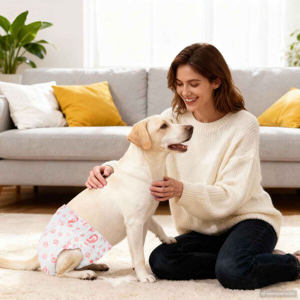 vidaXL Pannolino usa e getta per cani femmina 50 pcs Bianco M