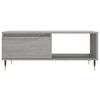 vidaXL Tavolino Salotto Grigio Sonoma 90x50x36,5 cm Legno Multistrato