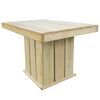 vidaXL Set da Pranzo da Giardino 4 pz in Legno di Pino Impregnato