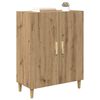 vidaXL Credenza Rovere artigianale 70 x 34 x 90 cm Legno multistrato