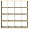 vidaXL Libreria Rovere Sonoma 137,5x29x137,5 cm in Legno Multistrato