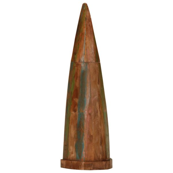 vidaXL Mobile a Barca 39x27x127 Legno Massello di Recupero