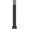 vidaXL Lampade Terra per Esterni con Sensori 3pz Nere 80cm Alluminio