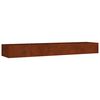 vidaXL Fioriera Rialzata da Giardino 360x80x40 cm in Acciaio Corten