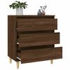vidaXL Credenza Rovere Marrone 60x35x70 cm in Legno Multistrato