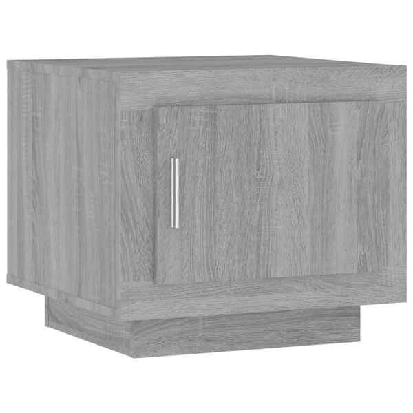 vidaXL Tavolino da Salotto Grigio Sonoma 51x50x45cm Legno Multistrato