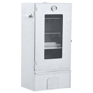 vidaXL Affumicatore e Forno BBQ con 1 kg di Trucioli 44,5x29x83 cm