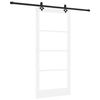 vidaXL Porta scorrevole Bianco 93 x 202 cm