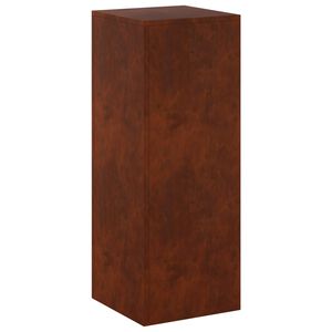 vidaXL Supporto per piante Ruggine 30 x 30 x 80 cm Acciaio Corten