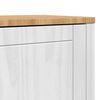 vidaXL Credenza FLORO Bianco 70 x 30 x 70,5 cm Legno di Pino Massello