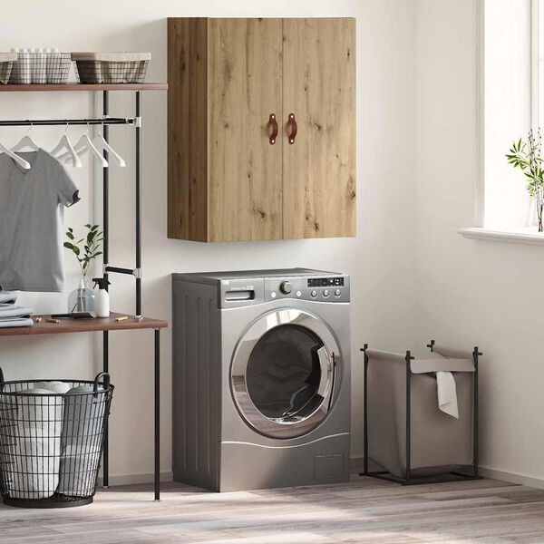 vidaXL Pensile Marrone 69.5 x 34 x 90 cm Legno multistrato