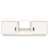 vidaXL Tavolino da Salotto Bianco 100x50x35 cm Legno Massello di Pino