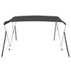 vidaXL Bimini di Prua con Tendalino a 3 Archi Antracite 183x180x137 cm