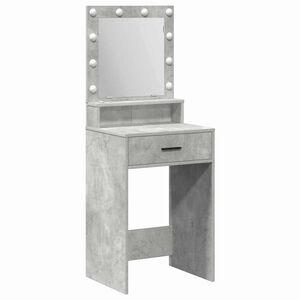 vidaXL Tavolo da Trucco Grigio cemento 50 x 41 x 135 cm