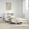 vidaXL Letto Libreria senza Materasso Bianco 90x190 cm Massello Pino