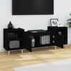 vidaXL Mobile Porta TV Nero 160x35x55 cm in Legno Multistrato