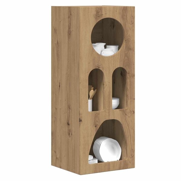 vidaXL Credenza Rovere artigianale 40 x 35 x 100.5 cm