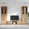 vidaXL Set mobile TV FLORIN Rovere artigianale Legno multistrato