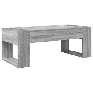 vidaXL Tavolino da salotto Grigio Sonoma 110 x 50 x 41 cm