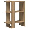 vidaXL Libreria Rovere artigianale 52 x 25 x 71,5 cm Legno multistrato