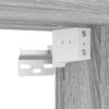 vidaXL Mobili TV a Parete con Luci LED 2pz Grigio Sonoma 80x35x31 cm