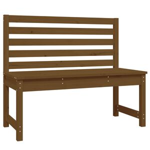 vidaXL Panca da Giardino Ambra 109 cm in Legno Massello di Pino