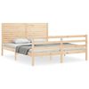 vidaXL Giroletto con Testiera 160x200 cm in Legno Massello
