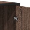 vidaXL Credenza Rovere Marrone 92x35x76 cm in Legno Multistrato