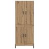 vidaXL Credenza Rovere artigianale 69,5 x 34 x 180 cm