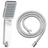 vidaXL Set di doccia con soffione Cromato 150 cm Acciaio Inox