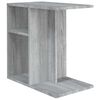 vidaXL Tavolino Grigio Sonoma 50x30x50 cm Legno Multistrato